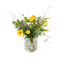 Boeket Vrolijk Geel Middel