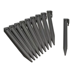 Borderrandpennen 26,7cm - 10 Stuks - Grijs - Nature