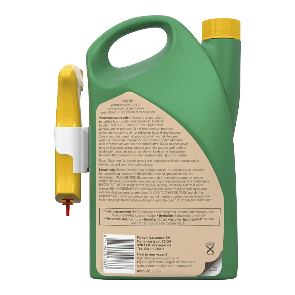 Pokon Tegen Onkruid Spray 3L - Onkruid En Aanslag 4 Pokon Tegen Onkruid Spray 3L - Onkruid En Aanslag - Afbeelding 2