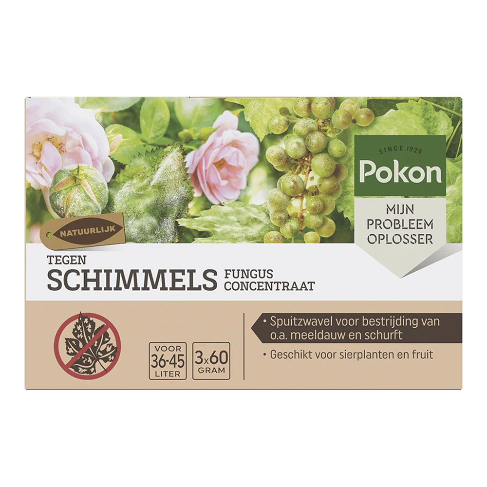Pokon Tegen Schimmels Fungus Concentraat 180gr - Schimmels 3 Pokon Tegen Schimmels Fungus Concentraat 180gr - Schimmels